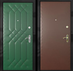 Входная металлическая дверь винилискожа СП290